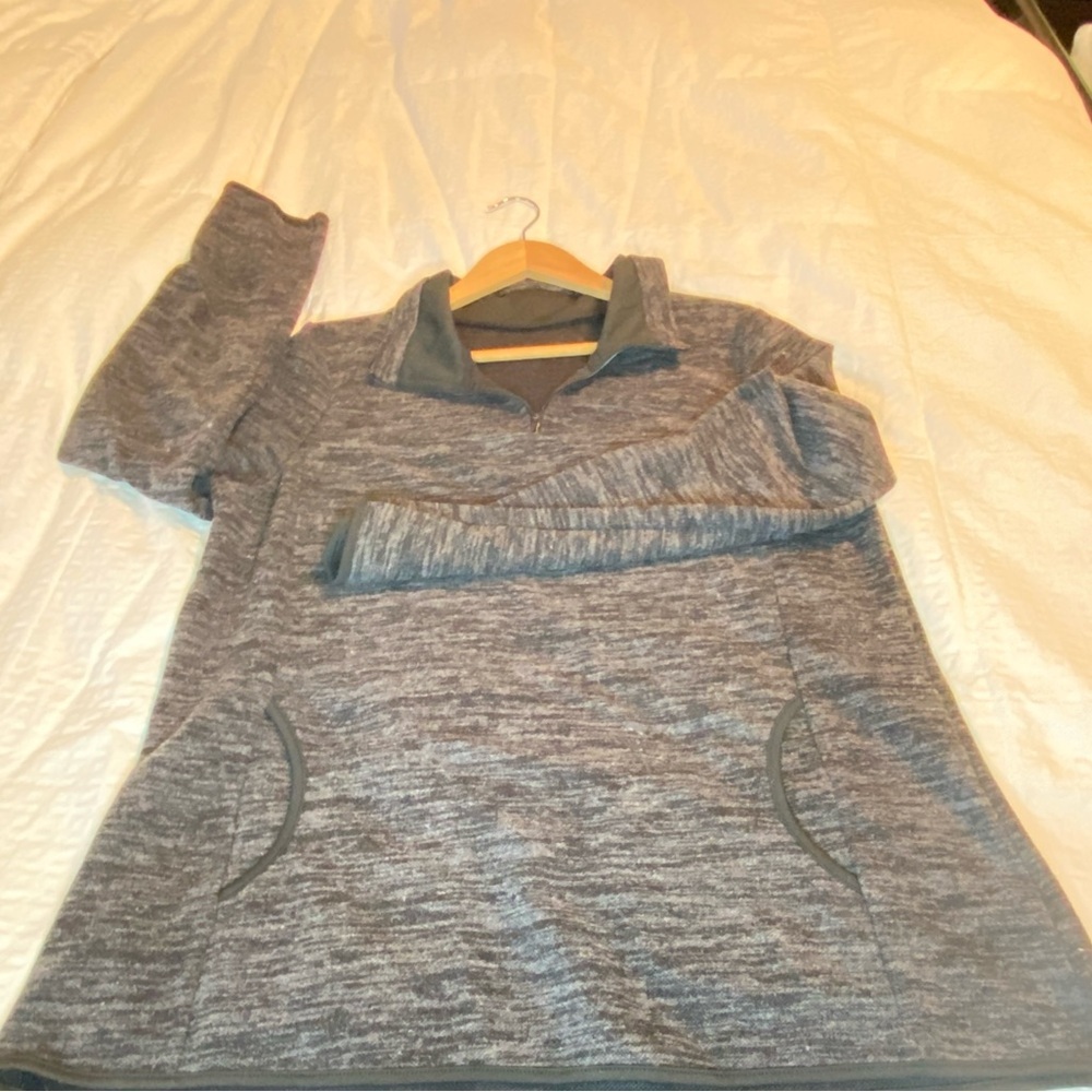 Black and Gray Pullover Size Large